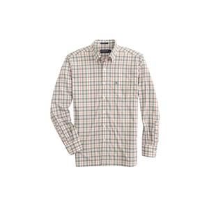 NEW FISH HIPPIE CO men's rowe performance shirt in glen blue